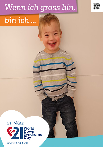 Plakataktion 2022 'Wenn ich gross bin, bin ich.../Ich arbeite gerne als...'