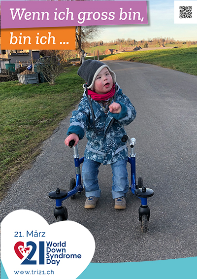 Plakataktion 2022 'Wenn ich gross bin, bin ich.../Ich arbeite gerne als...'