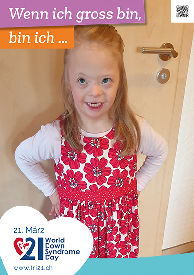 Plakataktion 2022 'Wenn ich gross bin, bin ich.../Ich arbeite gerne als...'