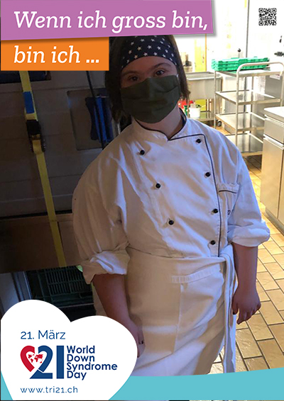 Plakataktion 2022 'Wenn ich gross bin, bin ich.../Ich arbeite gerne als...'