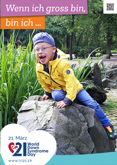 Plakataktion 2022 'Wenn ich gross bin, bin ich.../Ich arbeite gerne als...'