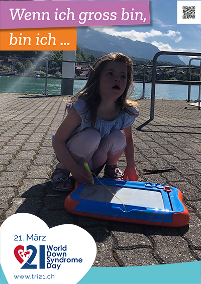 Plakataktion 2022 'Wenn ich gross bin, bin ich.../Ich arbeite gerne als...'