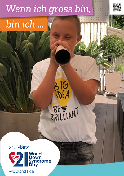 Plakataktion 2022 'Wenn ich gross bin, bin ich.../Ich arbeite gerne als...'