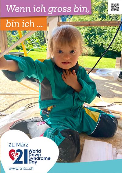 Plakataktion 2022 'Wenn ich gross bin, bin ich.../Ich arbeite gerne als...'