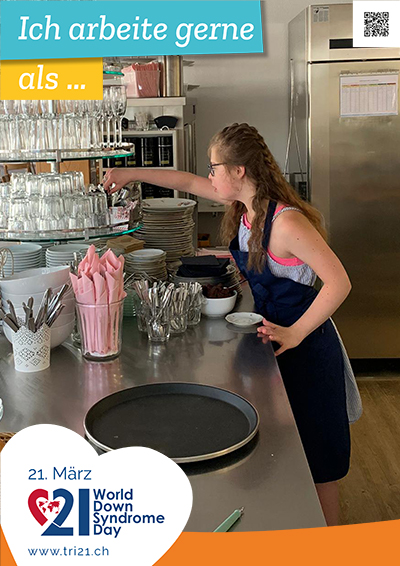 Plakataktion 2022 'Wenn ich gross bin, bin ich.../Ich arbeite gerne als...'