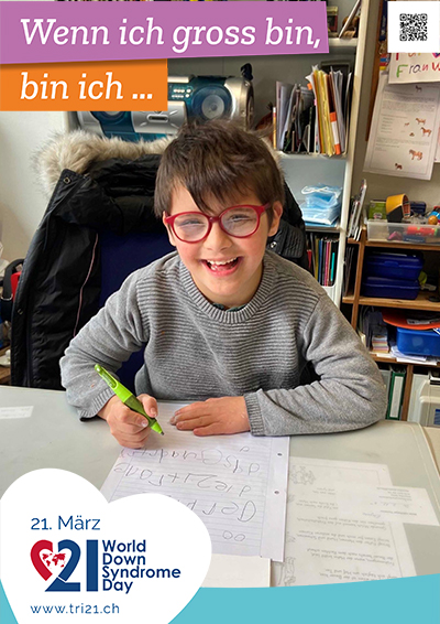 Plakataktion 2022 'Wenn ich gross bin, bin ich.../Ich arbeite gerne als...'