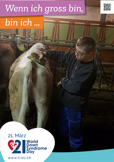 Plakataktion 2022 'Wenn ich gross bin, bin ich.../Ich arbeite gerne als...'