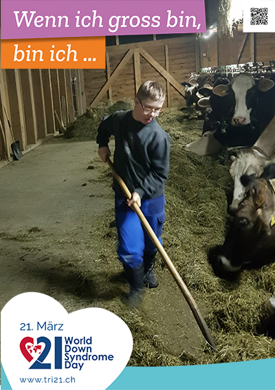 Plakataktion 2022 'Wenn ich gross bin, bin ich.../Ich arbeite gerne als...'