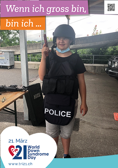 Plakataktion 2022 'Wenn ich gross bin, bin ich.../Ich arbeite gerne als...'