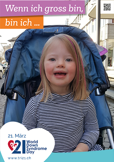 Plakataktion 2022 'Wenn ich gross bin, bin ich.../Ich arbeite gerne als...'