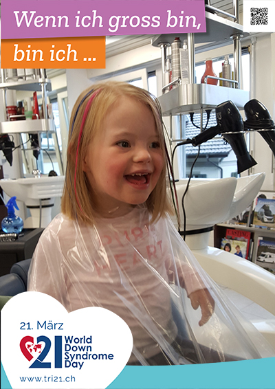 Plakataktion 2022 'Wenn ich gross bin, bin ich.../Ich arbeite gerne als...'