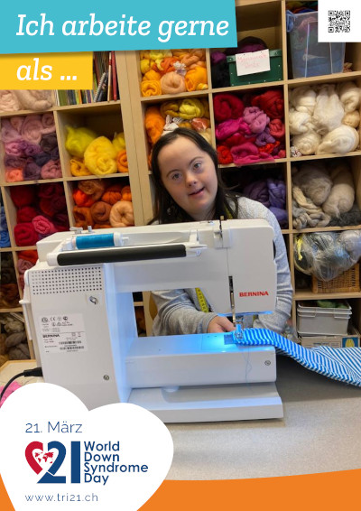 Plakataktion 2022 'Wenn ich gross bin, bin ich.../Ich arbeite gerne als...'