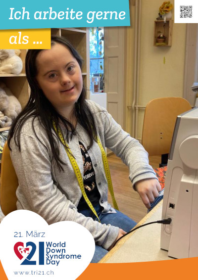 Plakataktion 2022 'Wenn ich gross bin, bin ich.../Ich arbeite gerne als...'