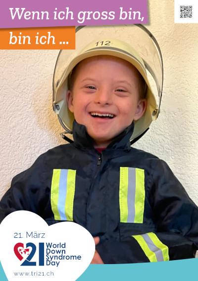 Plakataktion 2022 'Wenn ich gross bin, bin ich.../Ich arbeite gerne als...'