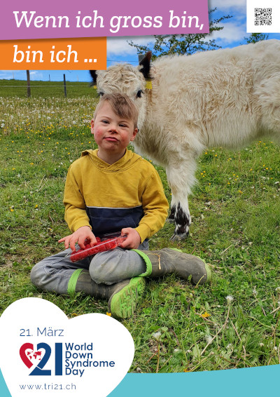 Plakataktion 2022 'Wenn ich gross bin, bin ich.../Ich arbeite gerne als...'