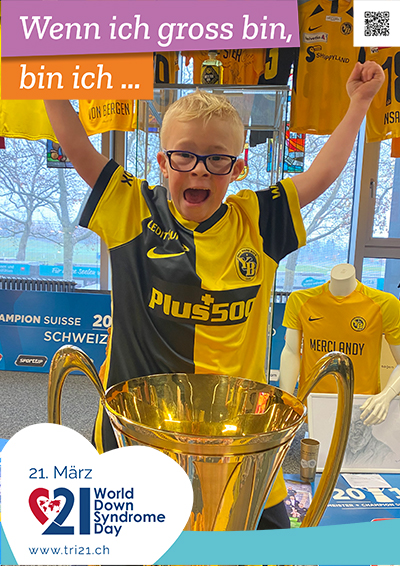 Plakataktion 2022 'Wenn ich gross bin, bin ich.../Ich arbeite gerne als...'