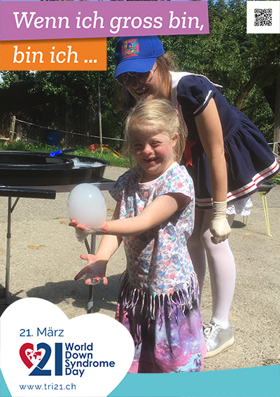 Plakataktion 2022 'Wenn ich gross bin, bin ich.../Ich arbeite gerne als...'