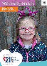 Poster zum Welt Down-Syndrom Tag 2022