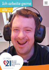 Poster zum Welt Down-Syndrom Tag 2022