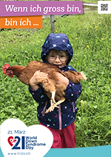 Poster zum Welt Down-Syndrom Tag 2022