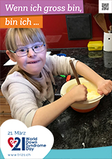 Poster zum Welt Down-Syndrom Tag 2022