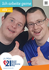 Poster zum Welt Down-Syndrom Tag 2022