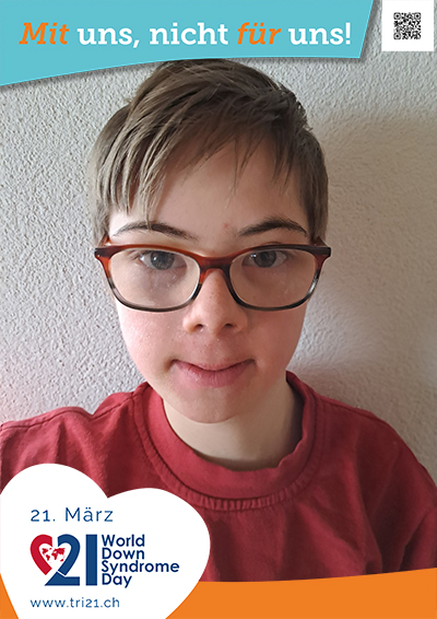 Plakataktion 2023 'Mit uns, nicht für uns!'