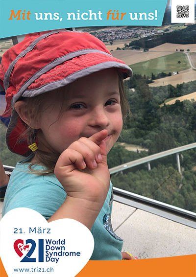 Plakataktion 2023 'Mit uns, nicht für uns!'