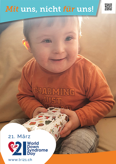 Plakataktion 2023 'Mit uns, nicht für uns!'