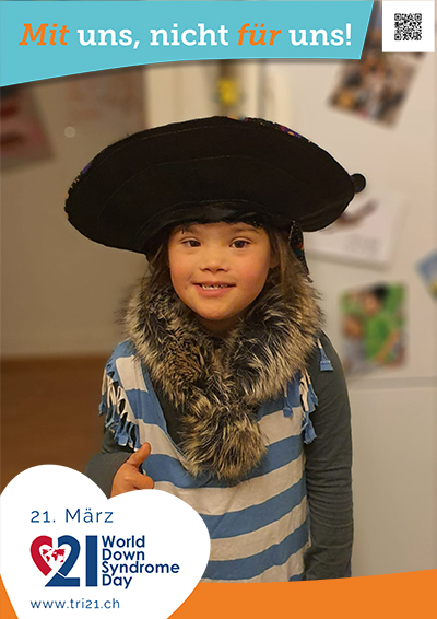 Plakataktion 2023 'Mit uns, nicht für uns!'