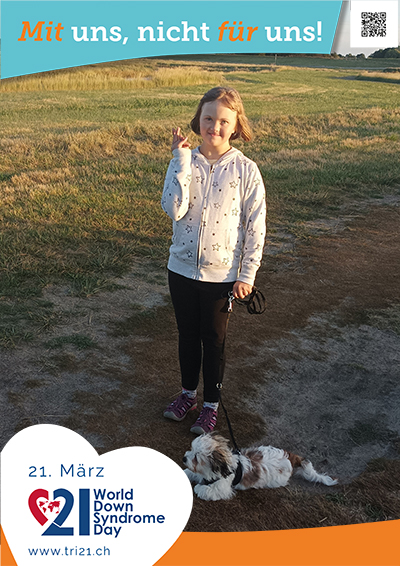 Plakataktion 2023 'Mit uns, nicht für uns!'