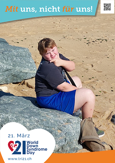 Plakataktion 2023 'Mit uns, nicht für uns!'