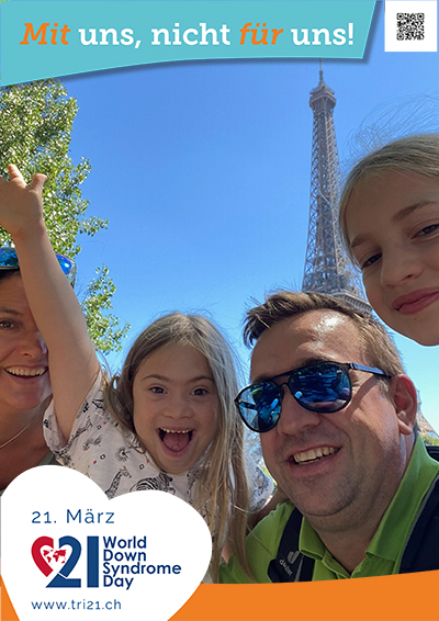 Plakataktion 2023 'Mit uns, nicht für uns!'