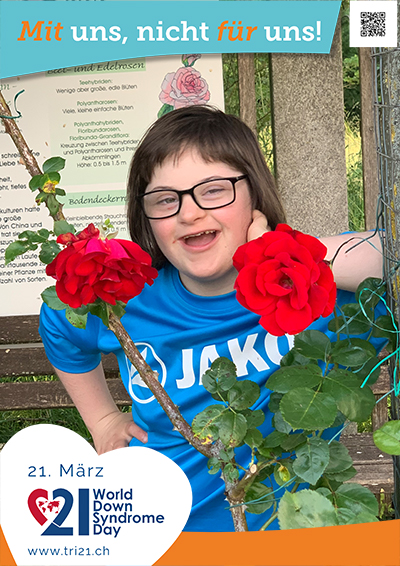 Plakataktion 2023 'Mit uns, nicht für uns!'