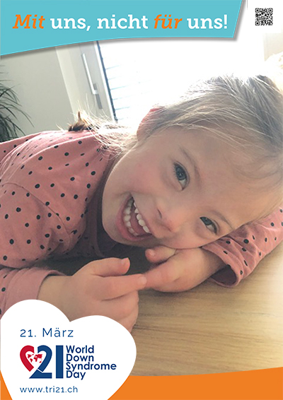 Plakataktion 2023 'Mit uns, nicht für uns!'