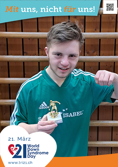 Plakataktion 2023 'Mit uns, nicht für uns!'