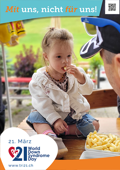 Plakataktion 2023 'Mit uns, nicht für uns!'