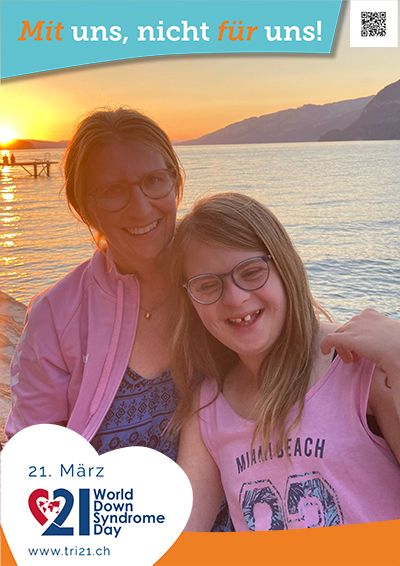 Plakataktion 2023 'Mit uns, nicht für uns!'