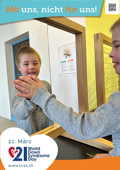 Plakataktion 2023 'Mit uns, nicht für uns!'