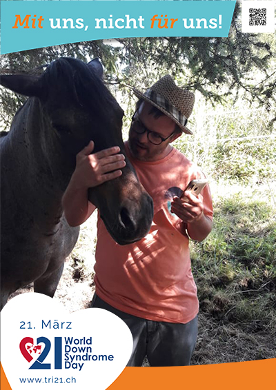 Plakataktion 2023 'Mit uns, nicht für uns!'