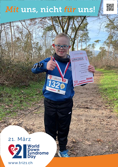 Plakataktion 2023 'Mit uns, nicht für uns!'