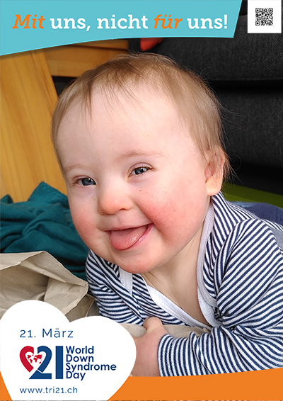 Plakataktion 2023 'Mit uns, nicht für uns!'