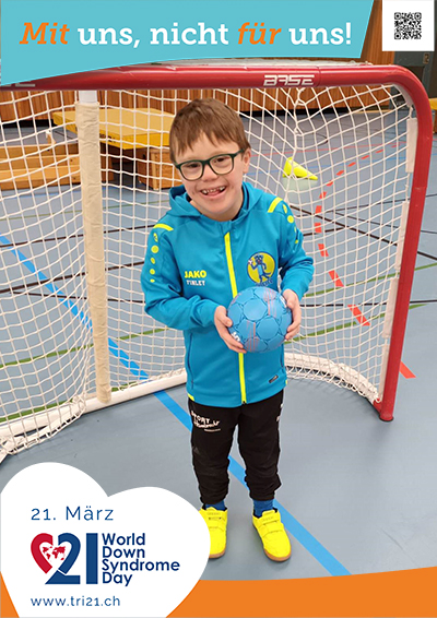 Plakataktion 2023 'Mit uns, nicht für uns!'