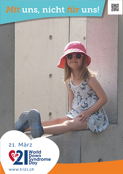 Plakataktion 2023 'Mit uns, nicht für uns!'