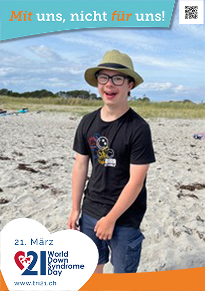 Plakataktion 2023 'Mit uns, nicht für uns!'