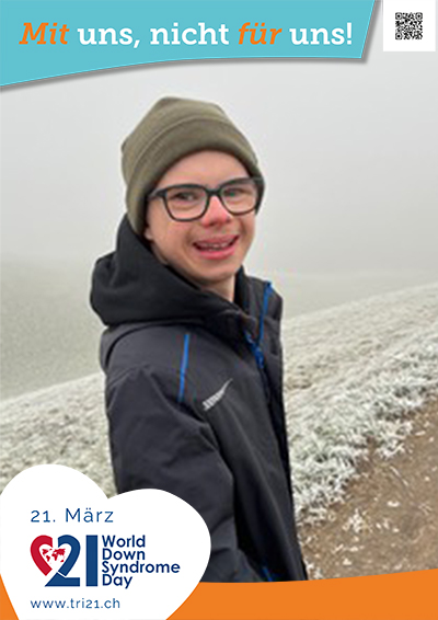 Plakataktion 2023 'Mit uns, nicht für uns!'