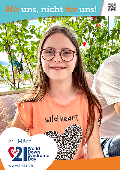 Plakataktion 2023 'Mit uns, nicht für uns!'