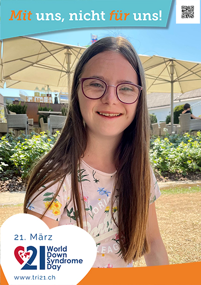 Plakataktion 2023 'Mit uns, nicht für uns!'