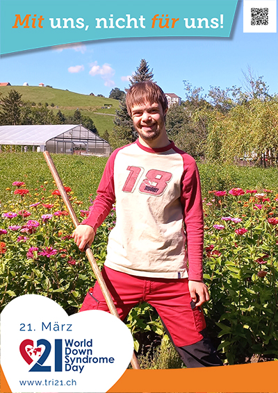 Plakataktion 2023 'Mit uns, nicht für uns!'