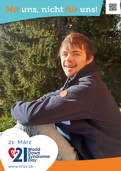 Plakataktion 2023 'Mit uns, nicht für uns!'